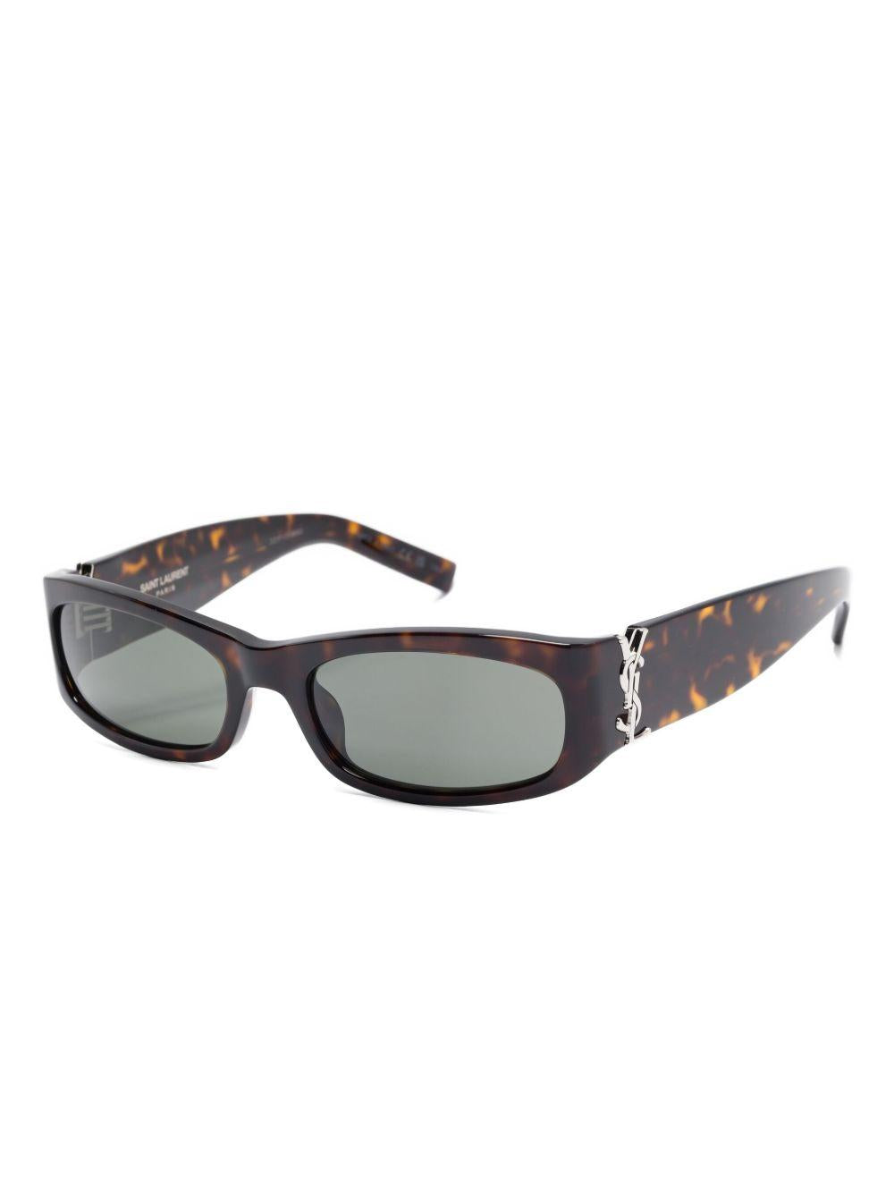 logo-plaque rectangle-frame sunglasses 843065 Y99562338 SAINT LAURENT