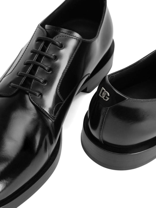 lace-up leather derby shoes A10888 A120380999 DOLCE & GABBANA