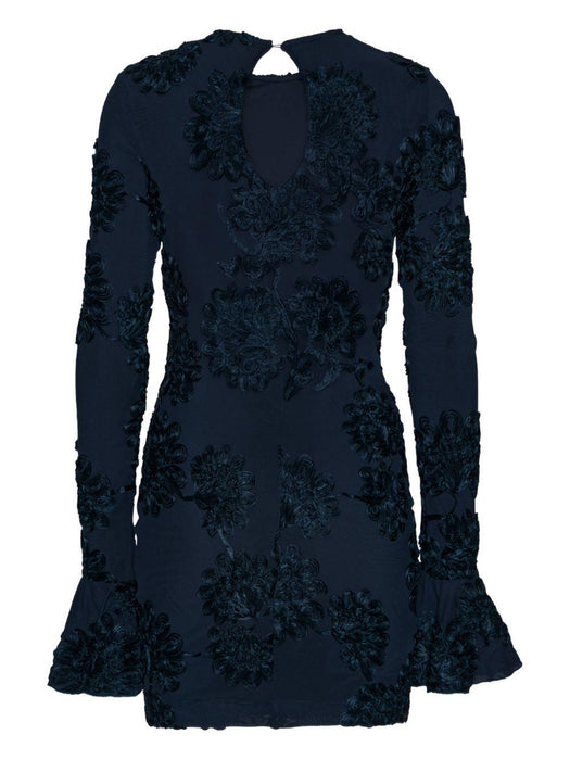 3D floral mesh mini dress 114218340 340 ROTATE