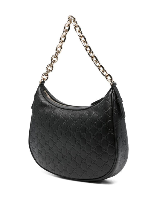 GG-pattern chain-strap bag 820453 AAFDV1000 GUCCI