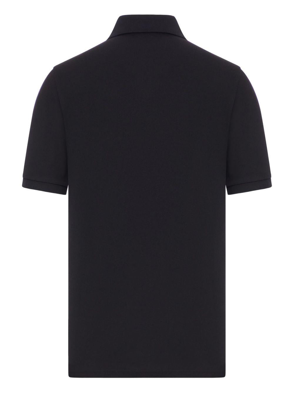 cotton polo shirt<BR/> 844845 Y37HC1000 SAINT LAURENT
