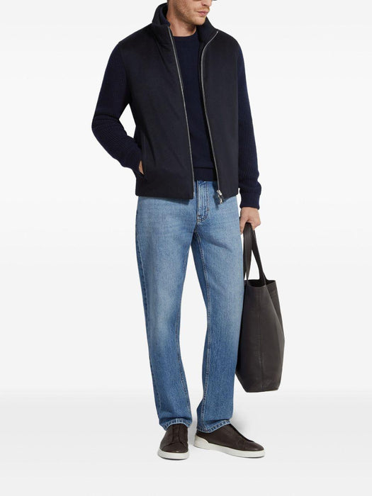 panelled zip-up cardigan UGK30A2 GCT157B09 ZEGNA