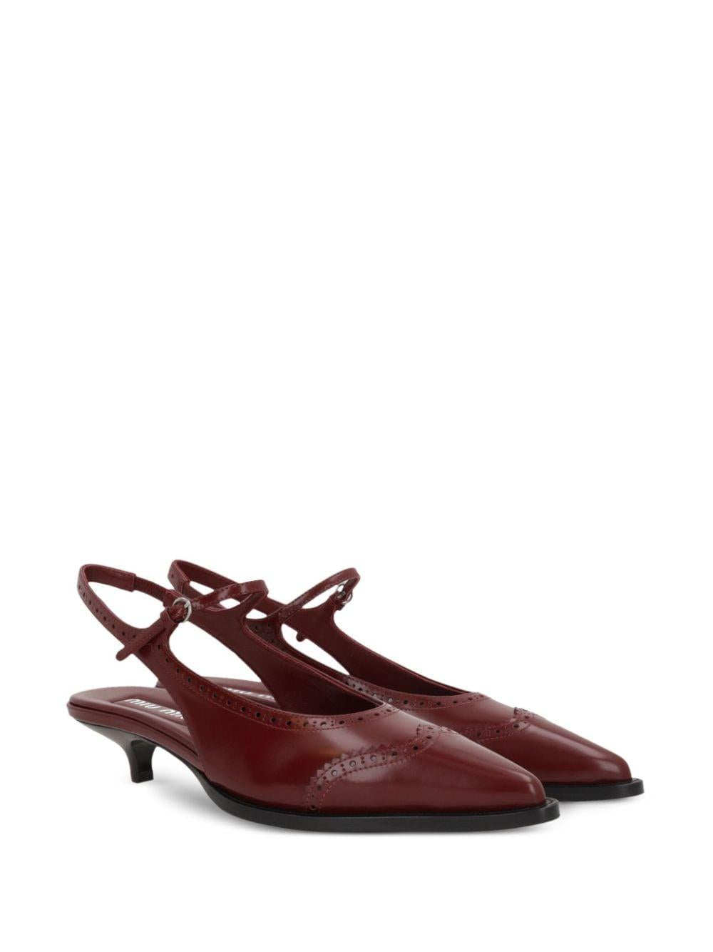 35mm slingback brogue pumps 5I308E F 035 055F0Y03 MIU MIU