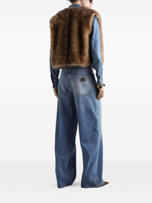 logo-plaque jeans FTDDHD G8NV6S9001 DOLCE & GABBANA