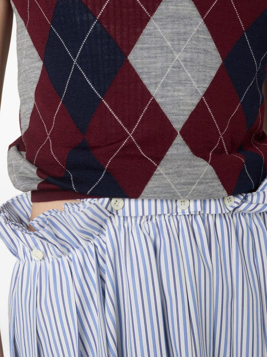 argyle intarsia-knit sweater MMLB66 S OOO 174CF0007 MIU MIU