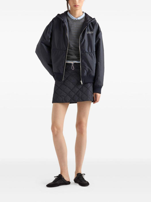 quilted logo-plaque mini skirt 21X969 S OOO 1WQ9F0008 PRADA