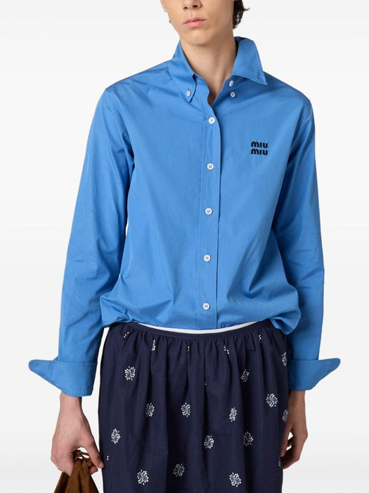 logo shirt MK1948 S OOO 10RGF0237 MIU MIU