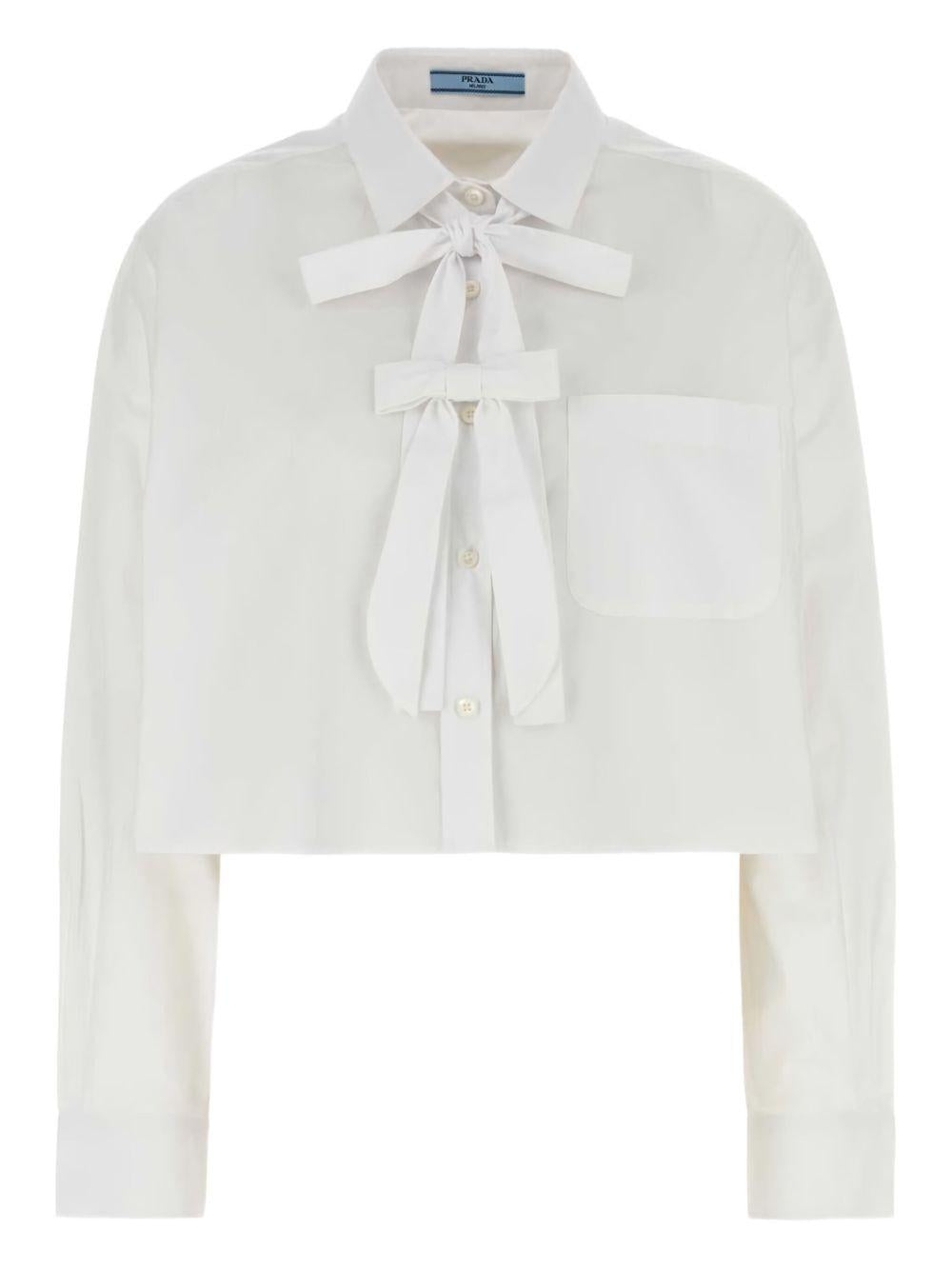 bow-detail shirt P462I S OOO 1XV2F0009 PRADA