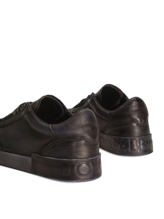 Portofino leather lace-up sneakers CS2378 AW46780999 DOLCE & GABBANA