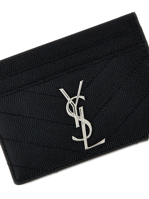 Cassandre-plaque card holder 423291 BOW021000 SAINT LAURENT