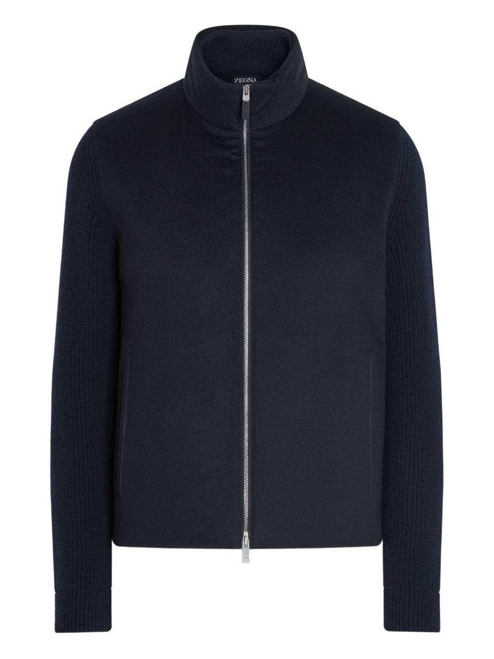 panelled zip-up cardigan UGK30A2 GCT157B09 ZEGNA