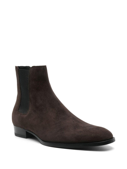 Wyatt Chelsea boots<BR/> 818318 AADXB6023 SAINT LAURENT
