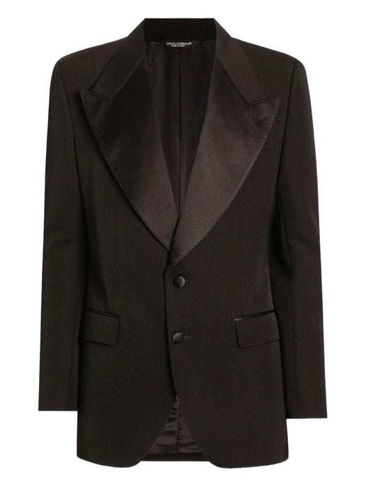 satin-lapel blazer G2VO2T GJ865N0000 DOLCE & GABBANA