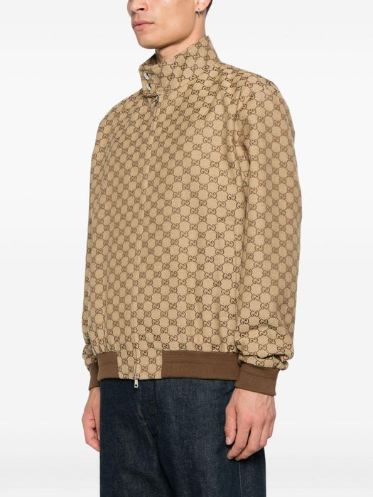 monogram zip-up bomber jacket 826575 ZAF4S2580 GUCCI