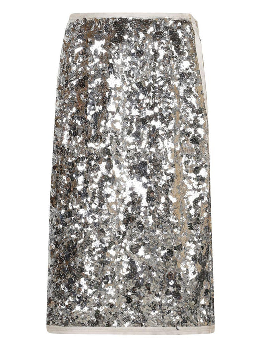 sequin-embellished wrap skirt P120ZR S OOO 176AF0118 PRADA