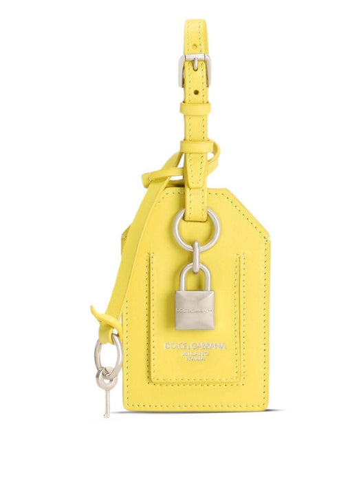 padlock leather keychain BP3417 AV89389418 DOLCE & GABBANA
