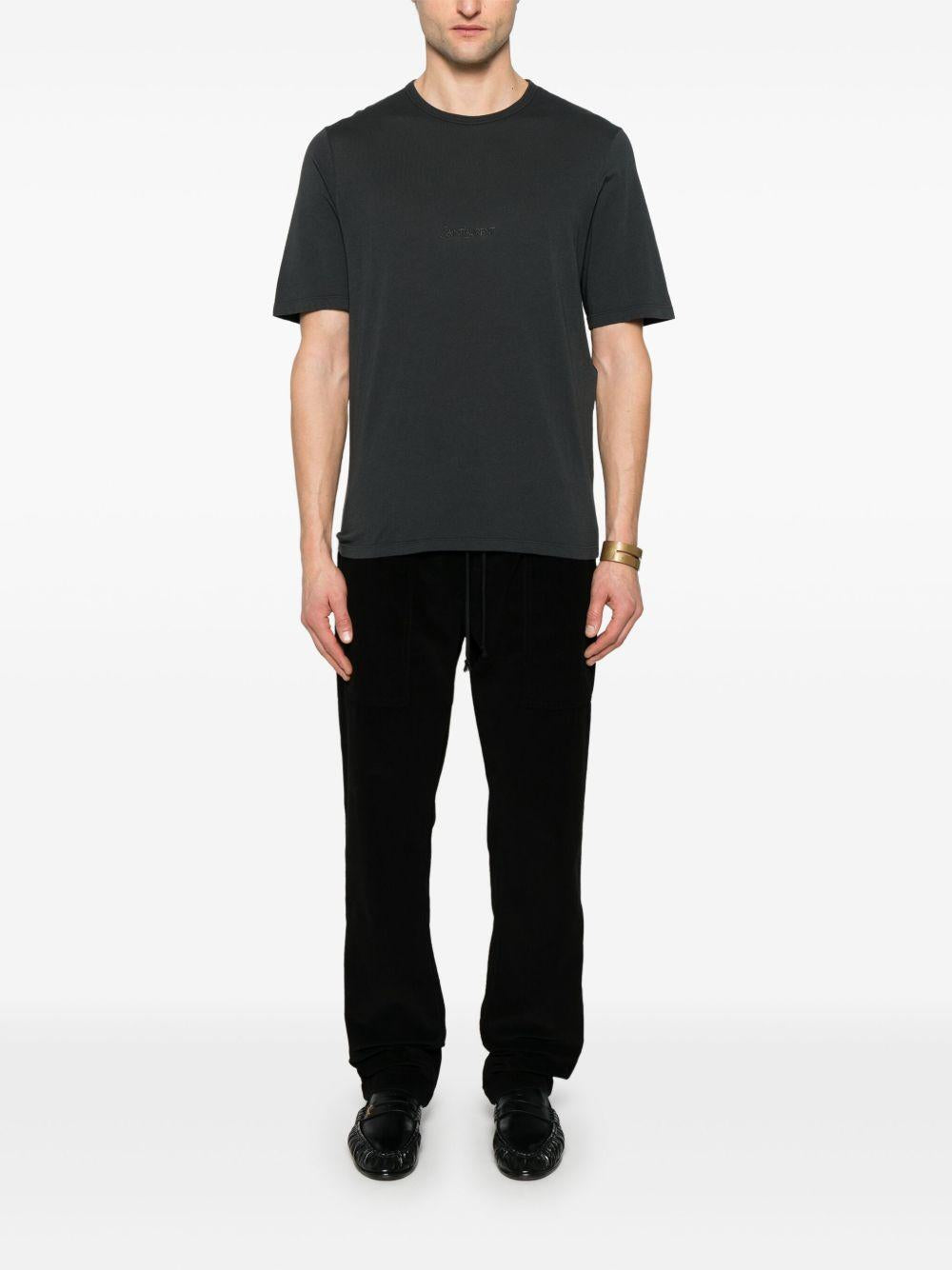 crew-neck T-shirt<BR/><BR/><BR/><BR/> 818535 YBHD21025 SAINT LAURENT