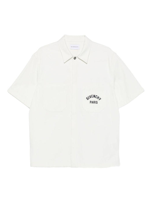 Paris logo shirt BM615H164P 105 GIVENCHY