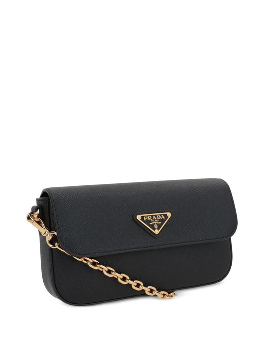 mini Saffiano-leather shoulder bag 1BD356 V OOO NZVF0002 PRADA