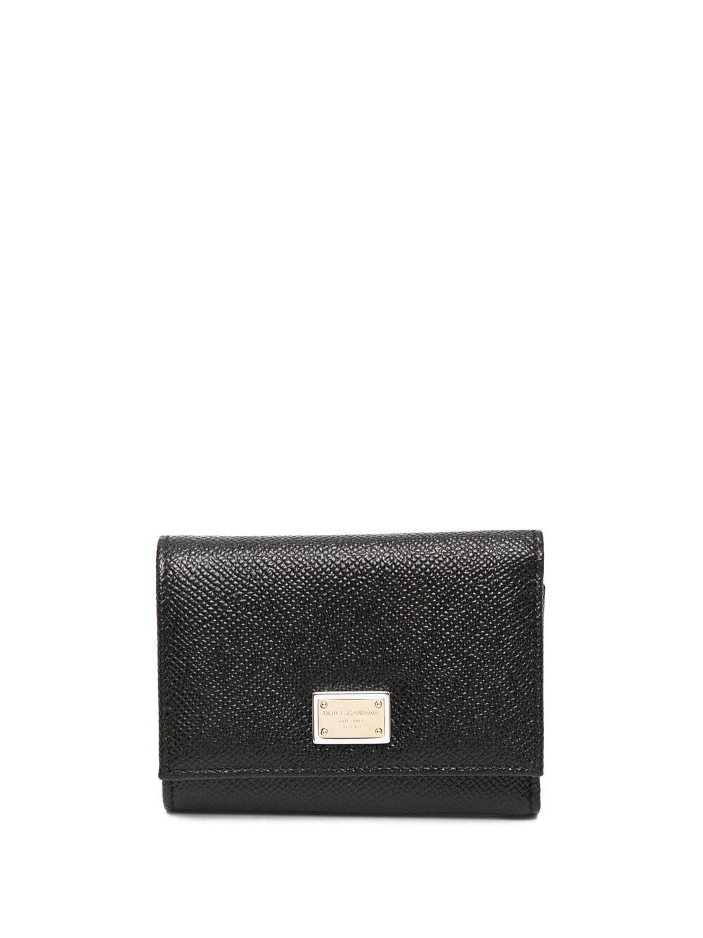 logo plaque tri-fold wallet BI0770 A100180999 DOLCE & GABBANA