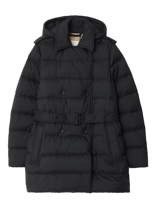 hooded belted puffer jacket 8110310 A1189 BURBERRY