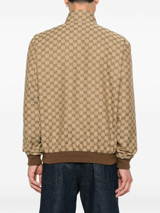 monogram zip-up bomber jacket 826575 ZAF4S2580 GUCCI