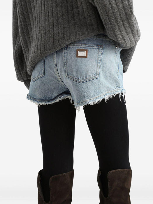 frayed denim shorts FTC7DD G8NY5S9001 DOLCE & GABBANA