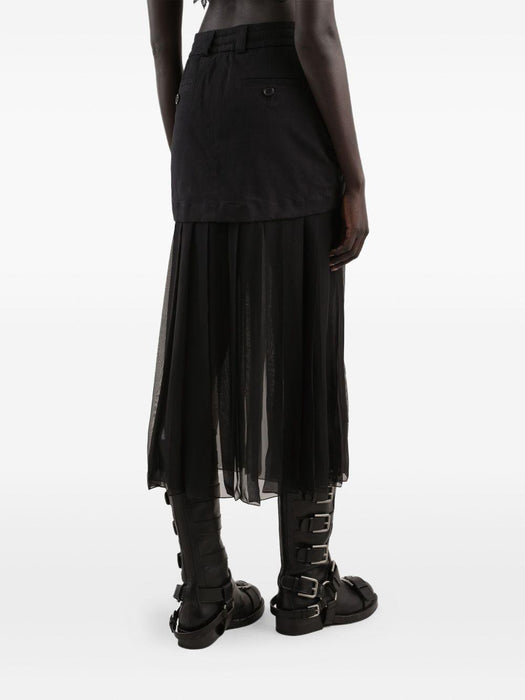 pleated zip-detailed skirt F4DAOT GDDHVN0000 DOLCE & GABBANA