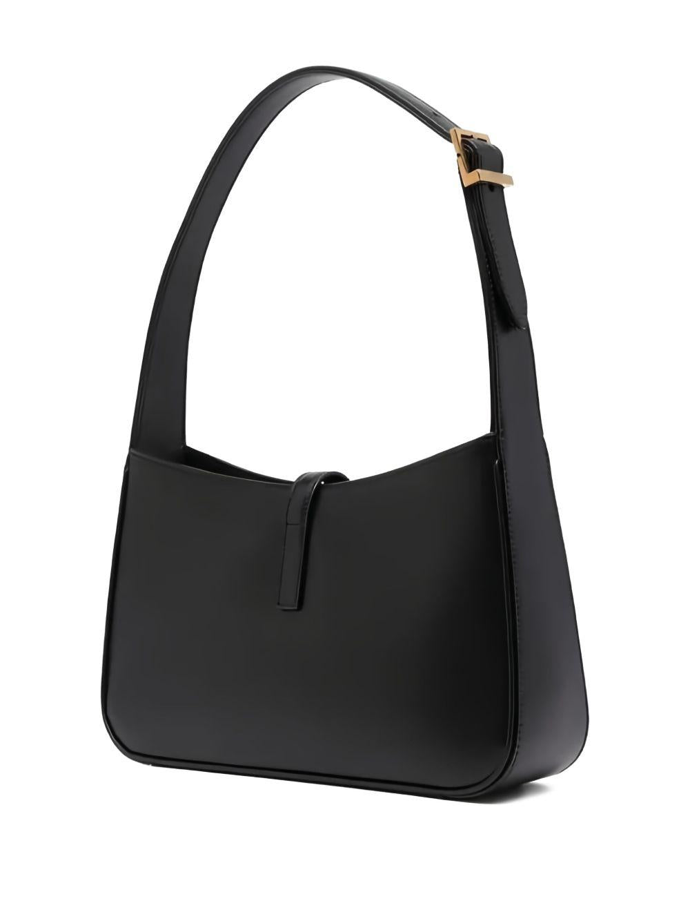 5A7 logo-plaque shoulder bag<BR/><BR/> 657228 2R20W1000 SAINT LAURENT