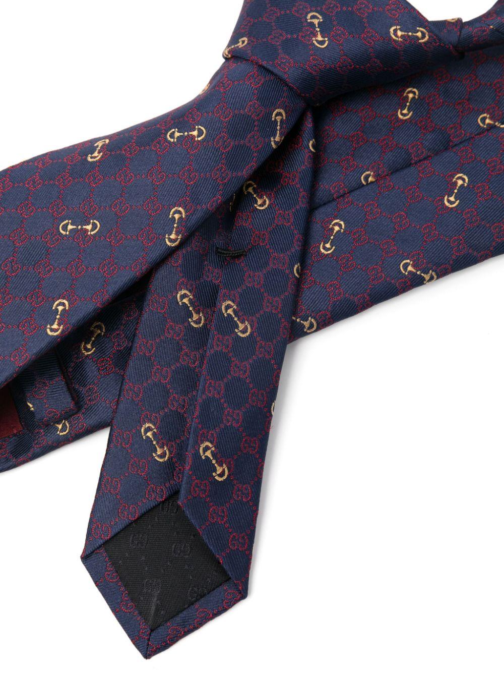 GG jacquard silk tie 744379 4E2174174 GUCCI
