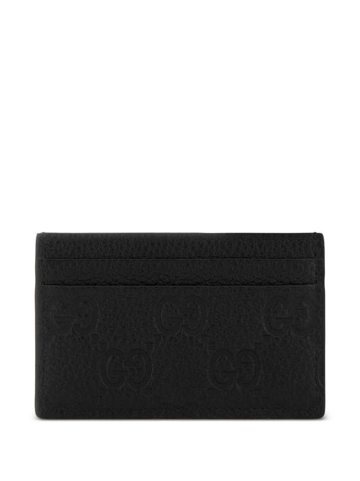 GG-debossed leather card holder 835151 AAE511000 GUCCI