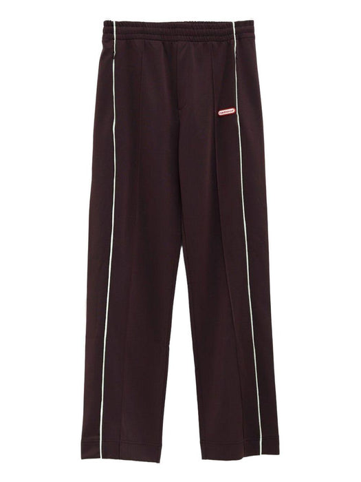 logo-patch track pants M-AW25-JTR-301-01 AUBERGINE CASABLANCA