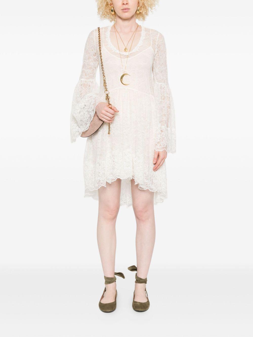 lace bell-sleeve mini dress 25ARO13990 107 CHLOÉ