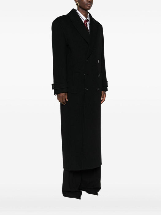 double-breasted wool coat 835063 Y060R1005 SAINT LAURENT