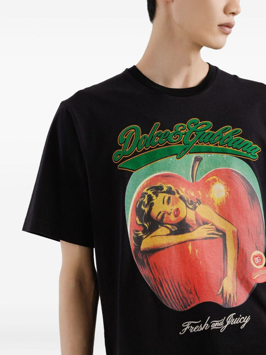 apple print T-shirt G8PN9Z G7PKJN0000 DOLCE & GABBANA