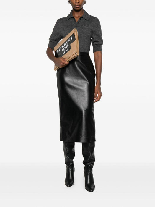 short-sleeve logo polo-neck knitwear BWL0094ZSM033 033 GIVENCHY