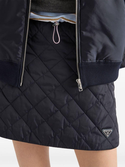 quilted logo-plaque mini skirt 21X969 S OOO 1WQ9F0008 PRADA
