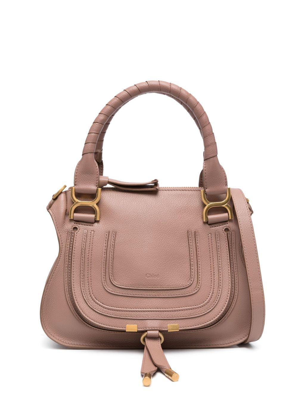 small Marcie logo-debossed tote bag C22AS628I31 527 CHLOÉ