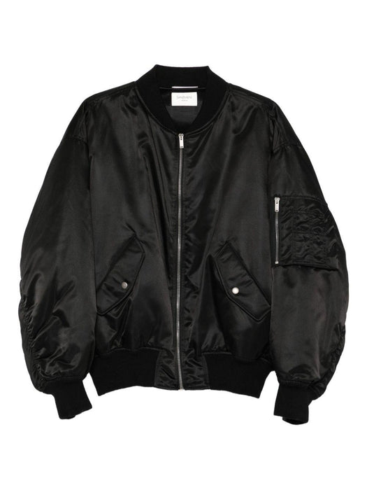 button-fastening bomber jacket<BR/> 838713 YZ9BV1000 SAINT LAURENT