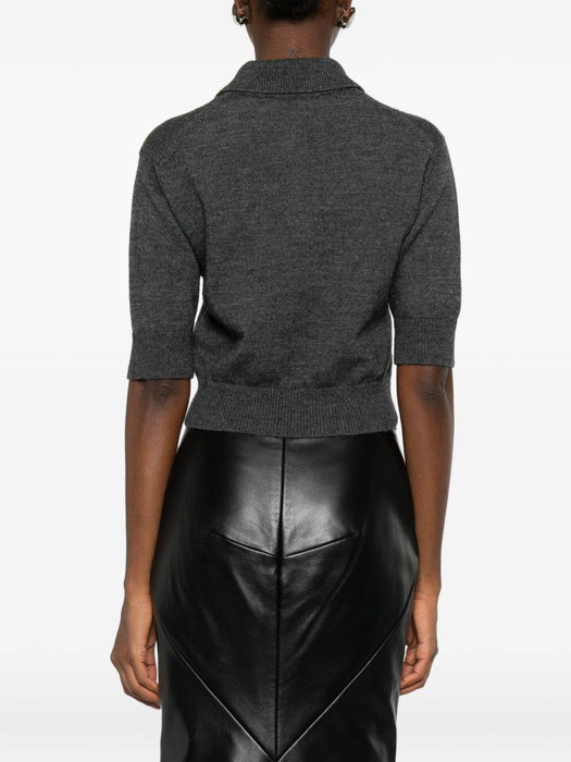 short-sleeve logo polo-neck knitwear BWL0094ZSM033 033 GIVENCHY