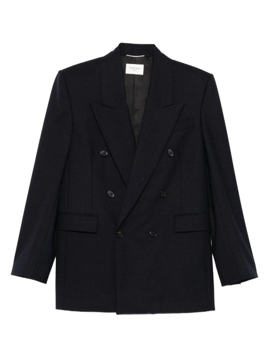 double-breasted wool blazer 835102 Y5K324140 SAINT LAURENT