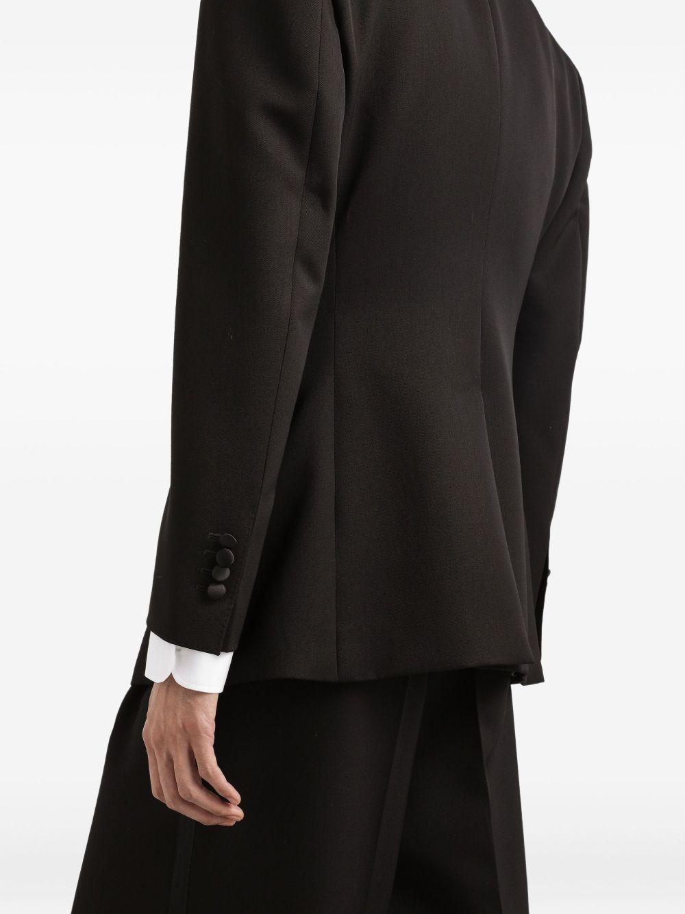 satin-lapel blazer G2VO2T GJ865N0000 DOLCE & GABBANA