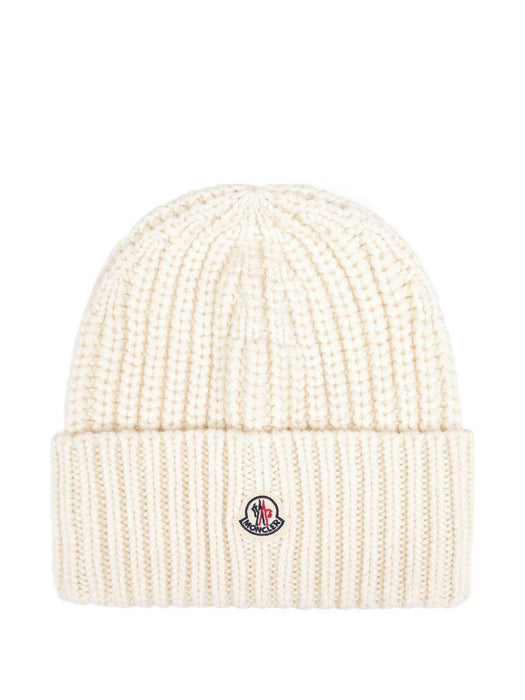 ribbed logo-patch beanie K20933B00035 M4281034 MONCLER