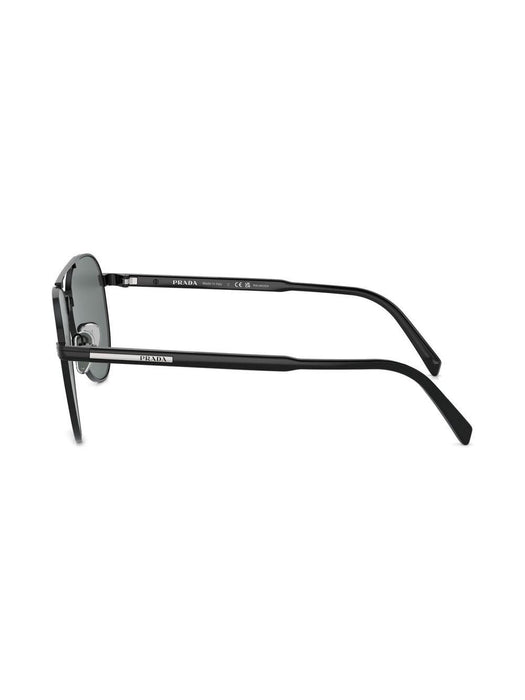round-frame sunglasses 400-PR A58S 1AB5Z1 58  PRADA