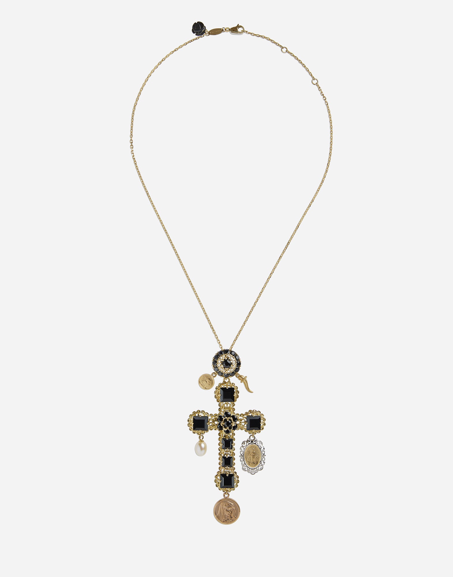 18K yellow gold Sicily necklace WADC1G W0001ZOO00 DOLCE & GABBANA 