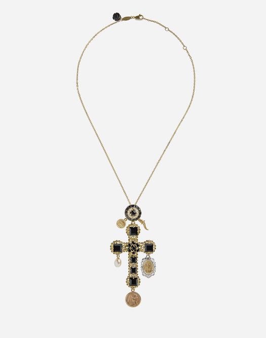 18K yellow gold Sicily necklace WADC1G W0001ZOO00 DOLCE & GABBANA 