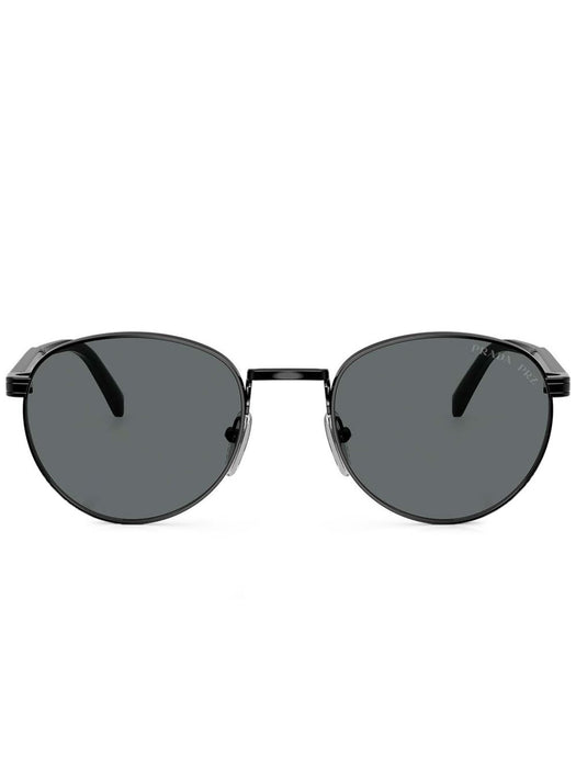round-frame sunglasses 400-PR B51S 1AB5Z1 53  PRADA 