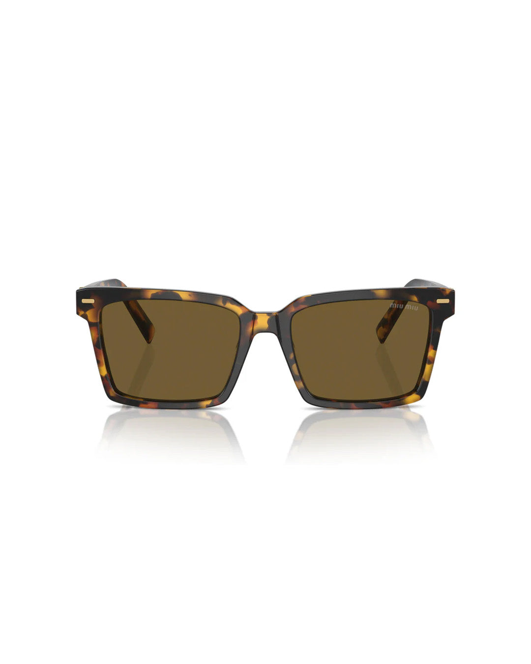 MU 13ZS SQUARE-SHAPE SUNGLASSES<BR/> 400-MU 13ZS VAU01T 55  MIU MIU 