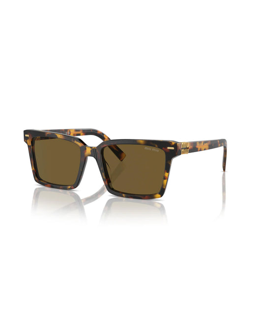 MU 13ZS SQUARE-SHAPE SUNGLASSES<BR/> 400-MU 13ZS VAU01T 55  MIU MIU 