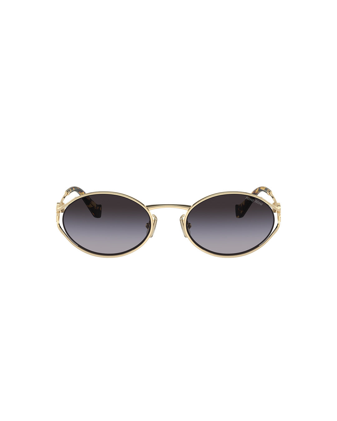 MU 52YS OVAL-SHAPE SUNGLASSES<BR/> 400-MU 52YS ZVN5D1 54  MIU MIU 